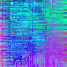 network made by hand, one object, one color