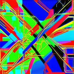 network made by hand, one object