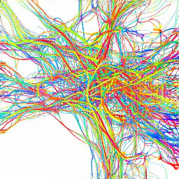 network made by hand, one object, one color, white background