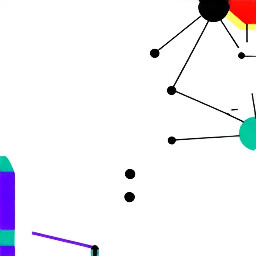 network made by hand, one object, one color, white background