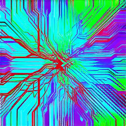 network made by hand, one object