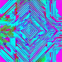 network made by hand, one object